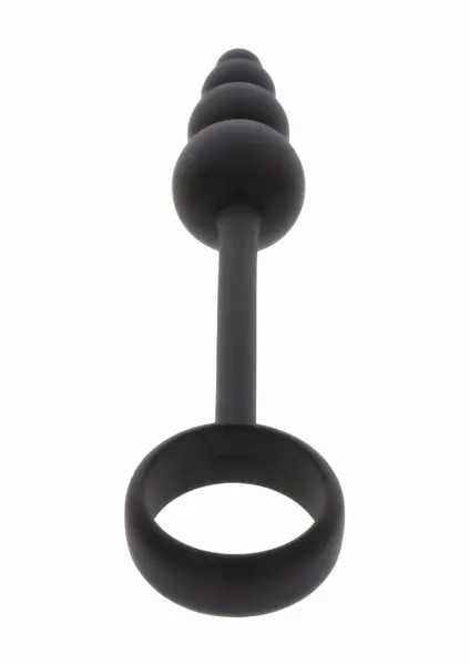 Manpower by TOYJOY Anal Plug & Performance Ring Silicone Black