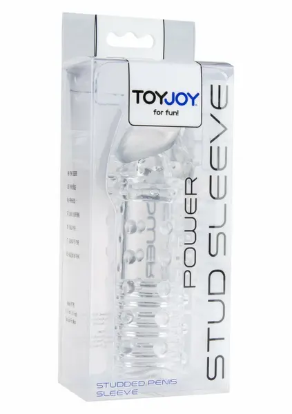 TOYJOY Power Stud Sleeve Transparent TPE Intimate Extension Cover