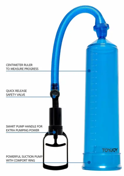 ToyJoy Power Pump Vacuum Enhancement System with Pressure Gauge 8713221015709
