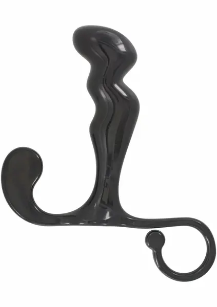 ToyJoy Power Plug Prostate Massager Black Ergonomic Silicone Design