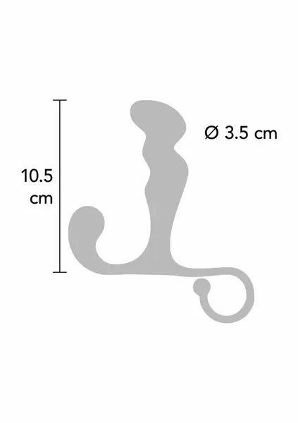 ToyJoy Power Plug Prostate Massager Black Ergonomic Silicone Design