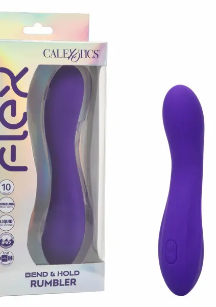 CalExotics Flex Bend & Hold Triple Rumbler vibrator sa 3 motora od silikona