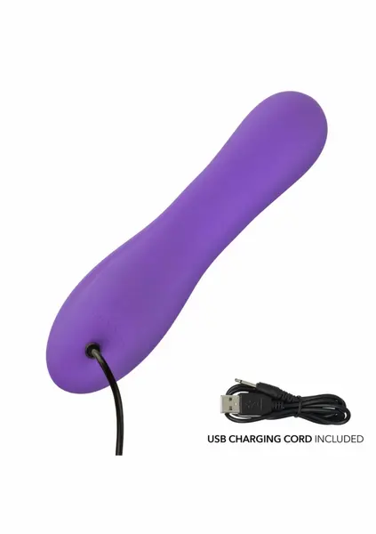 CalExotics Bend & Hold Double Rumbler fleksibilni intimni masažer sa dva motora, roze