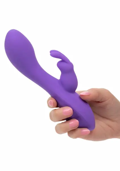 CalExotics Bend & Hold Double Rumbler fleksibilni intimni masažer sa dva motora, roze