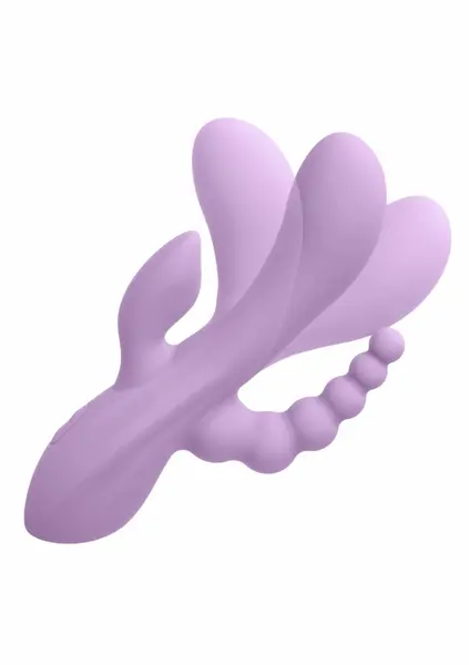 CalExotics Bend & Hold Triple Rumbler fleksibilni vibrirajući masažer, silikon, crni