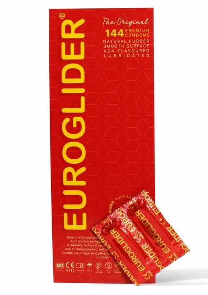 Euroglider kondomi 1008 komada, standardna veličina, lubrikovani, providni