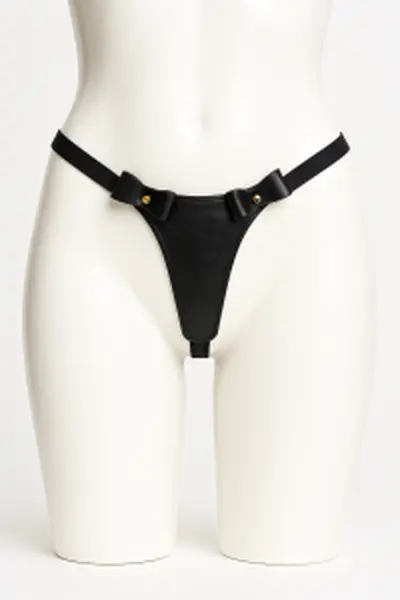 Tange od eko kože sa mašnama