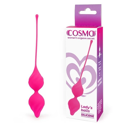 Vaginalne kuglice D 30 mm, težina 60 g, boja vruće ružičaste umetnosti. CSM-23134