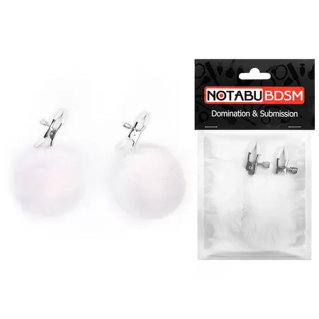 Kopče za bradavice sa pištoljem boja bela