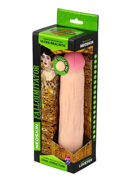 Dildo realista Human form, l 210 mm d 47 mm, kiberkoža art. 617407