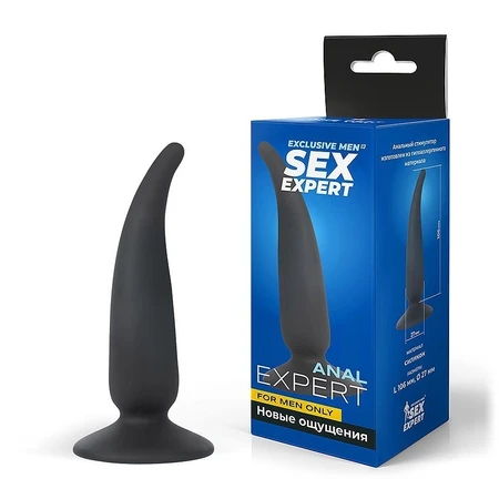 Glavčina analna boja crna, L 117 mm (l radni deo 106 mm) D 27 mm art. SEM-55044