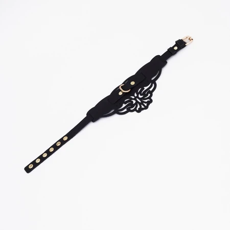 Choker figuriran sa uzorcima i zlatnim hardverom