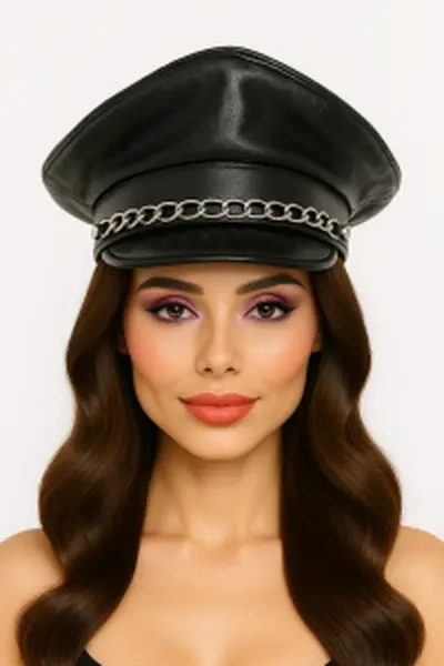 Sexi kapa-eko-kožni policajac sa lancem