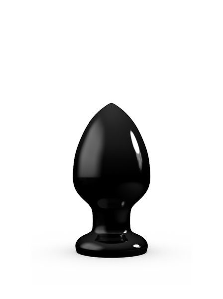 Crni Magnum plug masažer prostate u laminatu crna boja