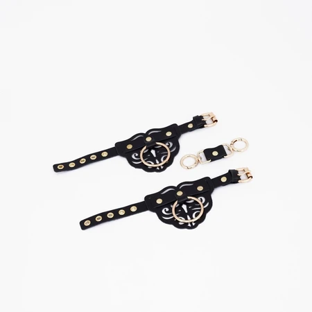 Lisice sa zakovicama i zlatnim hardverom