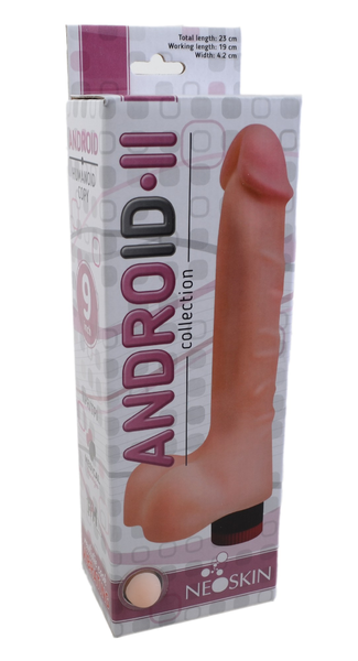 Vibrator realista Android Long cibercorse