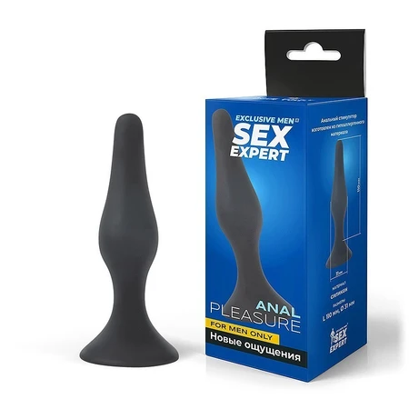 Glavčina analna boja crna, l 110 mm d 31 mm art. SEM-55039