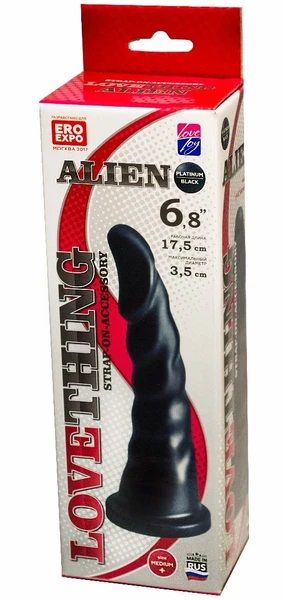 Glavčina Analni Alien, l 175 mm, d 35 mm boja crna umetnost. 130304