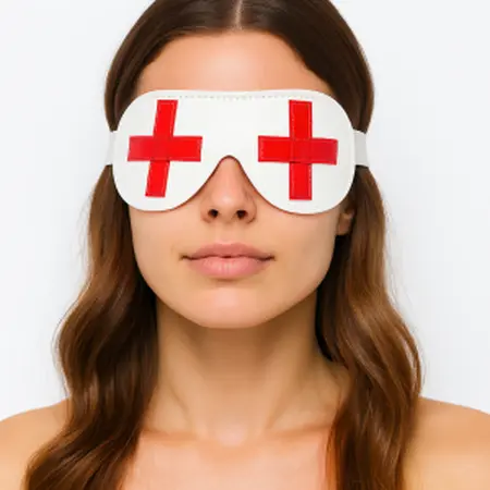 Maska od bele kože medicinska sestra