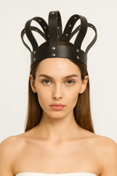 Kraljevska kruna od prave kože