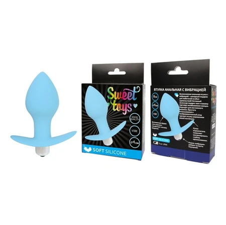 Analna čaura sa vibracijom l 80 mm d 40 mm, plava art boja. ST-40169-12