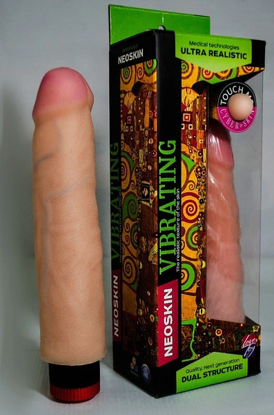 Vibrator realista human formkiberkoža