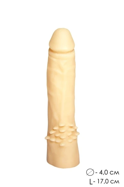Dildo šuplji telesni l 170mm D 40mm art. 100-10 BU SB