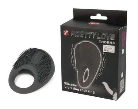 Prsten erekcija sa vibracijom Thorns unutrašnji prečnik 25 mm art. BI-210141