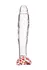 Nerealni Dildo Sekus Glass, staklo, prozirno, 17,5 cm (912039)