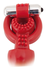 Dodatak za penis Black Red bi TOIFA sa vibracijama, PVC, crvena, 24 cm