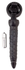 Mlaznica na penis Black Red by TOYFA sa vibracijama, PVC, crna, 24 cm