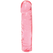 Ružičasti prozirni gel Dildo Sristal Jellies - 20 cm.