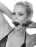 Crni gag sa rupama Breathable Ball gag