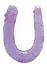 Ljubičasti dvostruki Dildo Double Head Dong - 30 cm.