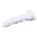 Zakrivljeni prozirni falus Beaded Dildo