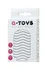 Masturbator TOYFA A-Toys Pocket Wavy, TPR, bela, 7,8 cm
