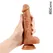Dildo l radnog dela 140 mm d 34 mm, boja mulat, silikon art. ER-30051
