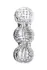 Masturbator nerealan Lingam bi TOIFA Rashmi, TPE, transparentan, 15,5 cm