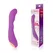 Ljubičasti silikonski vibracioni masažer .