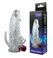 Zatvorena prozirna vibraciona podloga za penis Cristal Sleeve Vibe-12 cm.