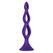 Analna riblja kost Silicone Triple probe, plava