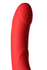 Black Red bi TOIFA bezremni strapon sa vibracijama, silikon, crvena, 35 cm