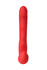 Black Red bi TOIFA bezremni strapon sa vibracijama, silikon, crvena, 35 cm