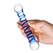 Prozirni falus sa plavom spiralom Spiral Dildo