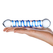 Prozirni falus sa plavom spiralom Spiral Dildo