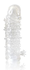 Zatvorena prozirna reljefna mlaznica Cristal Sleeve - 13 cm.