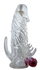 Zatvorena prozirna vibraciona podloga za penis Cristal Sleeve Vibe-12 cm.