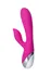 Vibrator sa L'eroina klitoralnim stimulatorom, silikon, roze, 19 cm