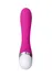 Vibrator sa L'eroina klitoralnim stimulatorom, silikon, roze, 19 cm