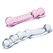 Set od 2 staklene dvoglave dildo